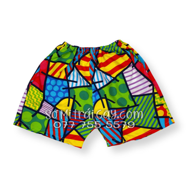 Bộ Áo Sơ Mi Quần Short Tropical Họa Tiết Caro Nhiều Màu